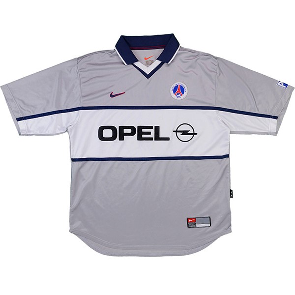 Tailandia Camiseta Paris Saint Germain Segunda equipo Retro 2000 Gris